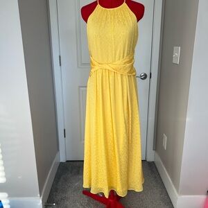 DKNY Yellow Maxi Dress